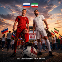 Россия - Иран. Товарищеская игра.