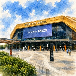 Etihad Arena. Абу Даби